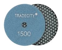 Алмазные гибкие шлифовальные круги Крестик Pads 7-STEP №1500 D100 Алмазные гибкие шлифовальные круги Крестик Pads 7-STEP №1500 D100