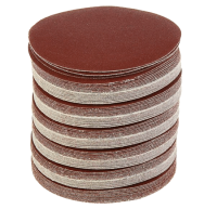 Круг абразивный шлифовальный на липучке Ø125 P100 (УПАКОВКА ПО 100ШТ) Круг абразивный шлифовальный на липучке Ø125 P100 (УПАКОВКА ПО 100ШТ)
